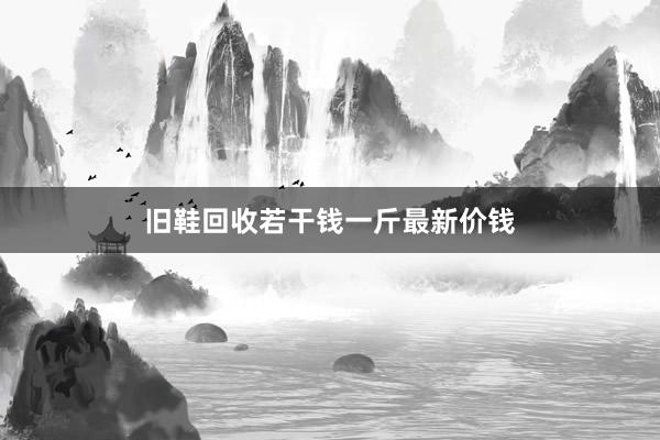 旧鞋回收若干钱一斤最新价钱